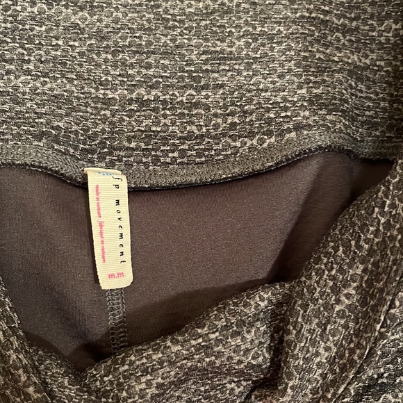 Free People Flared Bell Bottom Honeycomb Yoga Pants - Picture 2 of 4